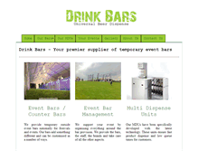 Tablet Screenshot of drinkbars.co.uk